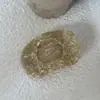 Pinza para el pelo gruesa estilo coreano para mujer, pasador redondo plano para la nuca, pinza curva para coleta, elegante accesorio para el cabello