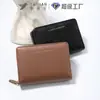 Nueva Cartera de Cuadros Talian para Mujer, Corta, Compacta, Ultradelgada, Simple, Popular, Billetera para Monedas de Estudiante