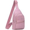 Nuevo Bolso de Pecho Multicapa Transfronterizo Bolso de Hombro Ligero Simple de Moda para Mujer Mochila Cruzada de Viaje Casual de Estilo Coreano Trendy