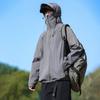 Jaqueta Outdoor Antibacteriana 7A Upf100+ Corta-Vento para Homens, Proteção Solar de Verão e Proteção UV para Mulheres, Caminhada Respirável e de Secagem Rápida