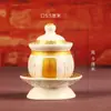 Taza de Agua de Cerámica para Ofrenda a Buda, Guanyin y Otras Deidades; Cáliz de Agua Bendita para el Hogar; Ofrendas Budistas y Artículos de Culto