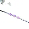 Pulsera de Moda Nueva con Incrustaciones de Calcedonia Rosa Hielo Chapada en Plata al por Mayor Ágata Blanca Versátil Pulsera de Jade Joyería Regalo