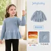 Suéter de Niña Jielibeibi Otoño Invierno Ropa Elegante para Bebé Niña Cálido de Manga Larga Tejidos para Niños