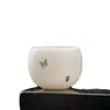 Taza de Té de Porcelana Jade Helado Sin Quemar Taza de Té Maestra de Cerámica Taza de Té Personal para Damas Caja de Regalo para Taza de Té
