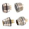 Conector Estanco Tipo Placa de Soldadura Zhengcheng M16 para PCB Panel Frontal Trasero 2 Pines 5 7A 14 Pines 19 Agujeros Socket de 24 Núcleos