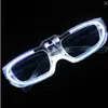 Fiesta de Año Nuevo 2026 Bar Concierto Accesorios de Apoyo Gafas Luminosas Gafas de Luz Fría Led Juguetes Intermitentes Venta al por Mayor