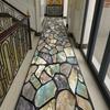 Alfombra para Entrada de Corte 3D Pasillo de Entrada Pasillo Escalera Alfombra para Tienda Completa Hogar Sala de Estar Dormitorio Mesita de Noche Alfombrilla Antideslizante
