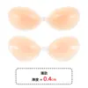 Venta Caliente Transfronteriza Cubrepezones de Silicona Transpirables Sujetador Strapless Reafirmante Ropa Interior No Se Cae con el Sudor Cubrepezones Invisibles