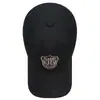 Gorra de Béisbol de Tapa Dura con Visera con Escudo Bordado de Borde de Sándwich, Moda Versátil para Todas las Estaciones, Protección Solar para Hombres y Mujeres
