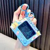 Llavero de pizarra de graffiti, lindo juguete de pizarra para escribir para aliviar el estrés, colgante para bolso, llavero de coche, venta al por mayor de regalos pequeños