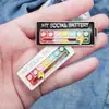 Broche de Energia que Muda de Humor, Insígnia de Liga Personalizável DIY Deslizante Bateria Social, Pin de Emoji para Campus