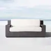 Nuevo sofá exterior de aluminio hecho a medida, juego de sofás impermeable y a prueba de sol para jardín y balcón, muebles de jardín