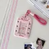 Hisocute Original Tarjetero para Perseguir Estrellas Funda para Exhibición de Polaroid de Tres Pulgadas Colgante Tarjeta de Estudiante de Campus Tarjeta de Comida Funda Protectora