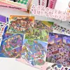 Nuevos Pegatinas 2.0 Mori Sen Quieren Pegatinas de Paisaje Escena en Miniatura 3D Collage DIY Descompresión Pegatinas de Juguete para Adultos