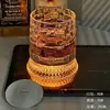 Porta-copos Criativo Brilhante da Moda, Copo de Whisky Giratório Brilhante, Copo de Bebida para Alívio de Estresse, Copo