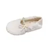 Sapatos Peludos Femininos 2026 Inverno Uso Externo Veludo Plus Laço Algodão Pérola Sapatos Femininos Slip-on Fundo Plano Uso Bidirecional Mocassins