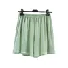 Shorts de Dormir Caseros Adelgazantes de Cintura Alta para Mujer, Pantalones Sueltos de Pierna Ancha de Color Sólido Delgados, Estilo Casual Japonés y Coreano