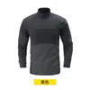 Parte superior de traje de rana táctico de camuflaje, empalmada con tejido de punto, elástico, resistente al desgaste, transpirable, uniforme de entrenamiento resistente al desgarro para exteriores, fabricante transfronterizo