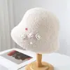 Venta al por mayor 25 Años Otoño e Invierno Nuevo Disparo Real Sombrero de Pescador Engrosado Estilo Extranjero Resistente al Frío Dibujo Animado Lindo Orejas de Oso Felpa