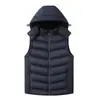 Mj2523 Chaleco de Negocios Otoño e Invierno Popular Cálido Moda Casual para Hombre Chaleco con Cuello Alto Chaleco Mochila Pareja