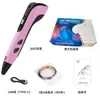 Popular Transfronterizo Pluma de Impresión 3D de Alta Temperatura Regalo para Niños Estudiante DIY Graffiti Educativo Pluma de Dibujo 3D 3Dpen