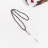 Pulseira de Novo Estilo Contas de Oração Sauditas Estrela e Lua Madeira Imitação 33 Contas 8*8mm Rosário Subha Contas de Oração