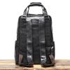 Mochila Multifunción Transfronteriza para Hombre de Cuero Genuino Piel de Vaca para Viajes al Aire Libre Montañismo Mochila Grande Bolsa para Computadora de 16 Pulgadas