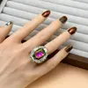 Productos Nuevos Populares Transfronterizos Europeos y Americanos Anillo de Temperamento de Moda de Gama Alta Anillo de Diamante Brillante Venta al por Menor y al por Mayor para Mujer
