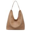Bolsa Retrô de Grande Capacidade Outono e Inverno Feminina 2025 Nova Moda de Outono Bolsa de Ombro para o Dia a Dia Bolsa Tote Versátil de Nicho