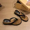 Chanclas de cuña de moda para uso en exteriores, Zapatos de hada, Nuevas sandalias versátiles de verano 2026 para vacaciones, Chanclas de dedo antideslizantes