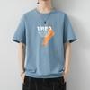 Camiseta de manga curta masculina algodão verão nova masculina manga curta masculina estilo coreano moderna verão moda top roupas