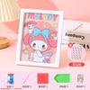 Animação infantil transfronteiriça pintura de diamante pintura de tijolo e pedra diy com moldura adesivo de pintura de diamante pintura de diamante menina brinquedo feito à mão