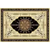 Alfombra Retro Estilo Americano Transfronteriza para Sala de Estar, Cobertura Completa de Área Grande, Alfombra para Sofá y Mesa de Café, Alfombra de Terciopelo de Cristal Fácil de Limpiar para Uso Doméstico
