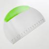 Cuchillo para hornear semicircular de acero inoxidable para el hogar, raspador de harina para pasteles y crema, con escala, venta al por mayor de fábrica