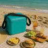 Venta Caliente Transfronteriza Cubo de Hielo EVA Caja de Incubación Refrigerable para Bebidas Bolsa de Hielo para Alimentos Congelados Acampada al Aire Libre Cruzada de un Solo Hombro