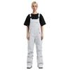 Pantalones de esquí de invierno para mujer, de una sola tabla, resistentes al viento, impermeables y resistentes al desgaste, para exteriores, de doble tabla, ropa de trabajo, traje de esquí de una pieza con tirantes.