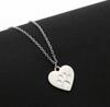 Moda europea y americana personalidad simple amor pata de perro Joker aleación colgante collar accesorios Wish Amazon venta caliente