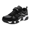Zapatos Jinjiang zapatos para niños zapatos deportivos para niños superficie de cuero superficie de malla zapatos para niños niños medianos y grandes zapatos casuales para estudiantes zapatos