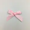 Suministro puntual poliéster de 1 cm con lazo de cinta anudado a mano accesorios de ropa DIY accesorios para cajas de dulces
