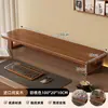 Soporte Elevado para Computadora de Madera Maciza Base Elevadora para Monitor de Escritorio Estante de Almacenamiento Escritorio de Oficina Soporte para Laptop