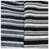 Tejido de mezcla de lana a rayas para sudaderas de punto de otoño e invierno, vestidos de mujer, pantalones de pierna ancha y conjuntos de ropa