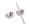 Perla Imitación Acrílica Chapada Mapei Accesorios de Diamante Cuentas Sueltas Pulsera de Cuentas Hecha a Mano DIY Accesorios para Joyería Materiales