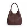 Bolso Cubo de Cuero Suave con Patrón de Lichi Modelo Nuevo 2026 para Mujer, Bolso de Hombro Cruzado de Cuero PU, Bolso de Mano Versátil de Gama Alta para el Trabajo