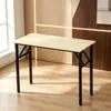 La mesa plegable simple más vendida del fabricante para oficina, sala de conferencias, estudio y capacitación, uso en puesto exterior, mesa de comedor larga portátil