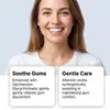 Gel para cuidados bucais, fórmula suave, limpa os dentes, refresca o hálito, proporciona conforto oral, cuidado diário conveniente