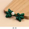 Botón de Placa Cheongsam Hengmeihe Estilo Nacional Perla de Alto Brillo Botón Hecho a Mano Tendencia Nacional Bermellón Ciruela Dinastía Han Accesorios Decorativos