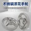 Acero Inoxidable 304 Borde Moleteado Varilla Roscada Trapezoidal Volante Roscado Cuadrado Ranura para Chaveta Tornillo de Fijación Agujero Hexagonal Tipo Pulido