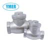 Válvula de retención oscilante de acero inoxidable de 4 puntos YMER, válvula de retención horizontal H14W-16P, válvula de retención