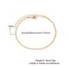 Joyería transfronteriza europea y americana moda de verano nueva tobillera de playa simple cadena de aleación bohemia para mujer adornos para el pie