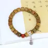 Cuentas de Barril de Sándalo Verde DIY Pulsera Fudie Especificaciones 8x9 para Hombres y Mujeres Cuentas de Rosario de Madera y Fabricantes de Joyería al por Mayor